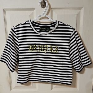Beetlejuice X Forever 21 Crop Tee